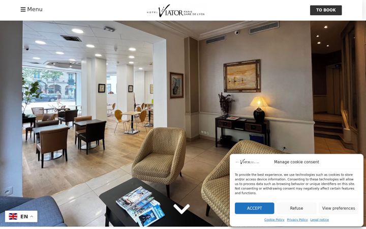 Screenshot of hotelviator.com
