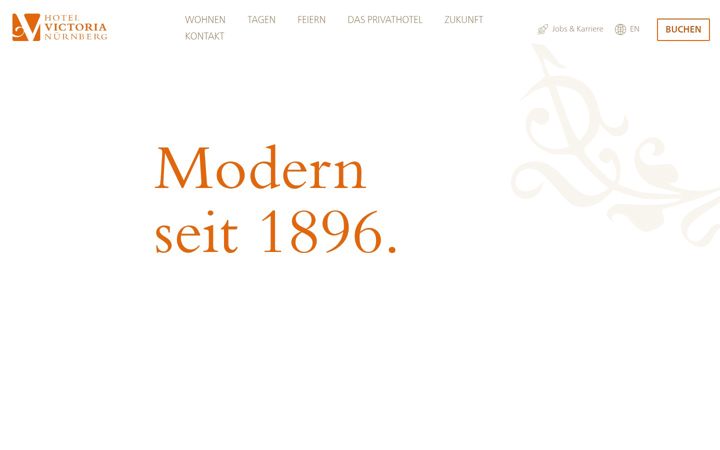 Screenshot of hotelvictoria.de
