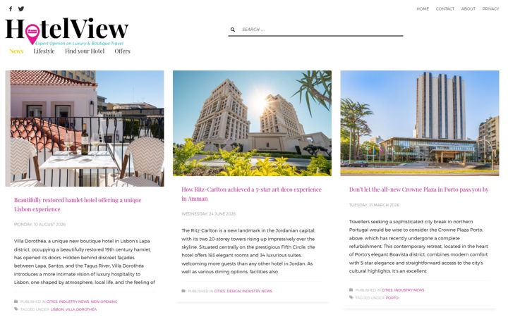 Screenshot of hotelview.net