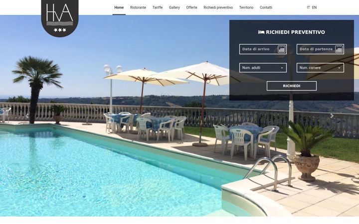 Screenshot of hotelvillaniana.it