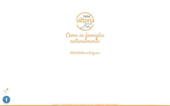 Screenshot of hotelvittoriafolgaria.it