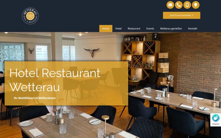 Screenshot of hotelwetterau.de