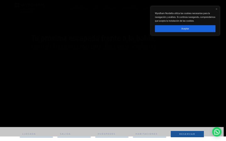 Screenshot of hotelwyndhamnordelta.com