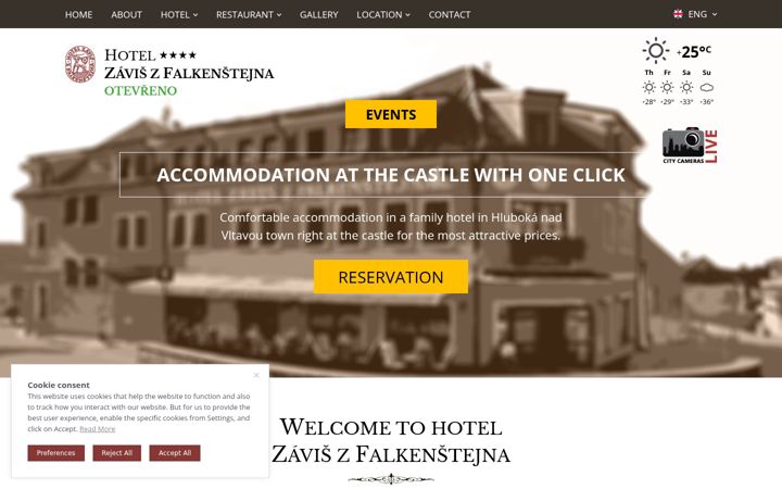 Screenshot of hotelzavis.cz
