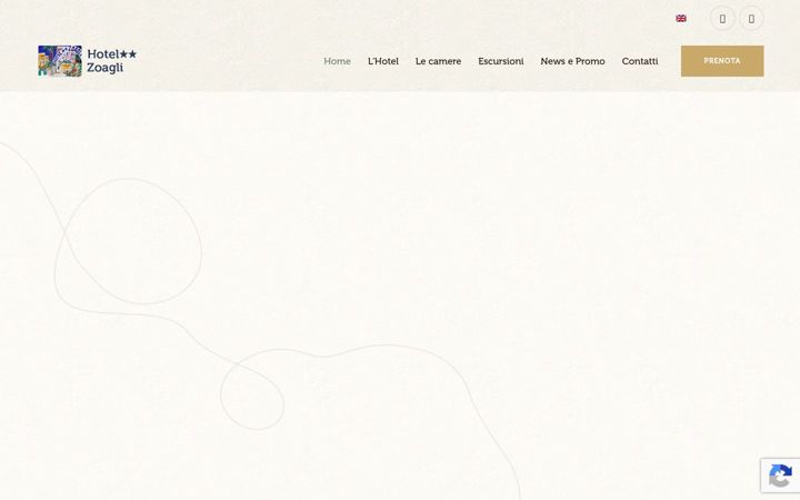 Screenshot of hotelzoagli.it
