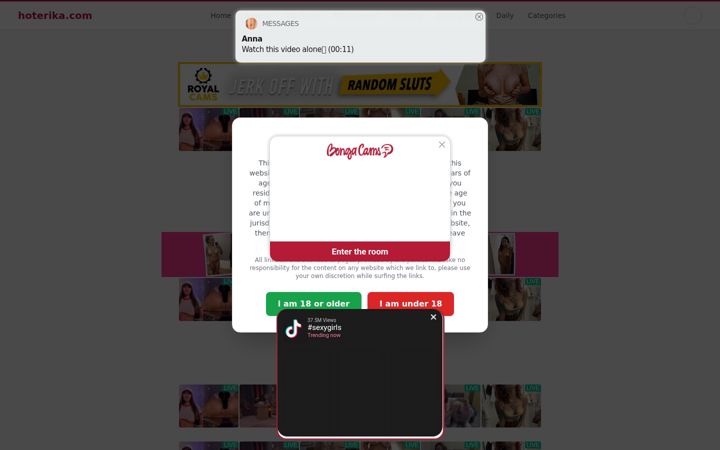 Screenshot of hoterika.com