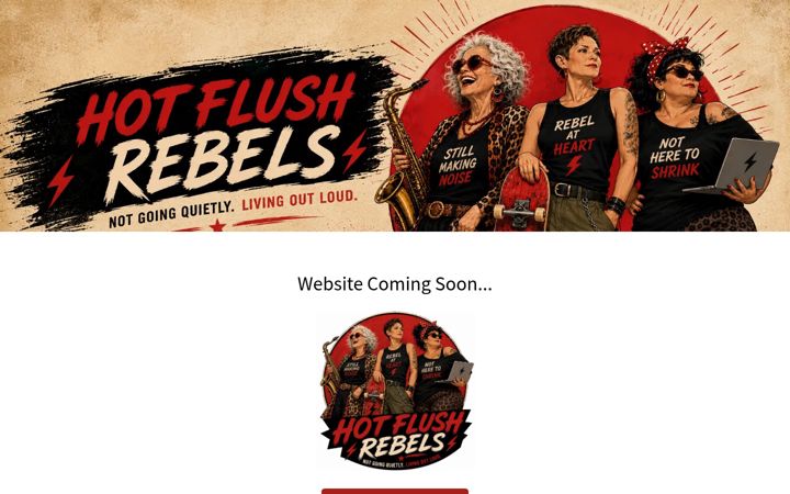 Screenshot of hotflushrebels.com