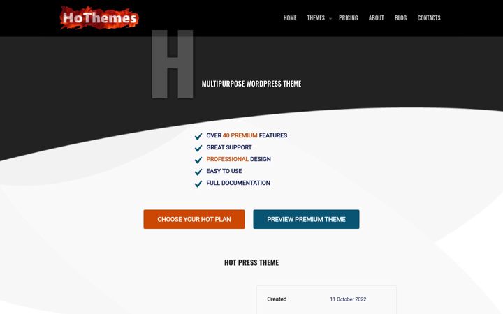 Screenshot of hothemes.com