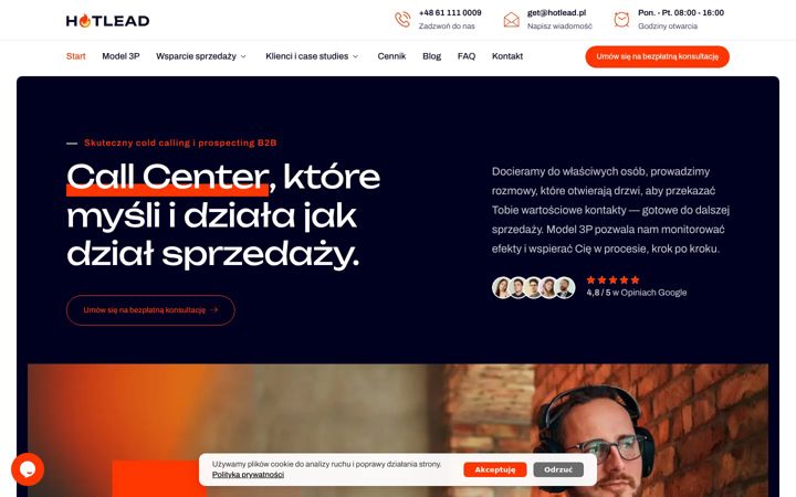 Screenshot of hotlead.pl