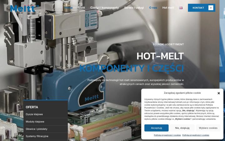 Screenshot of hotmelt.com.pl