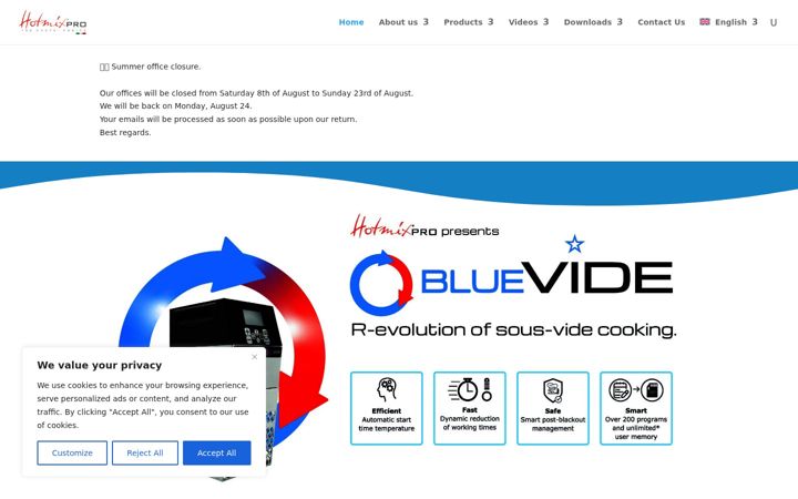 Screenshot of hotmixpro.com