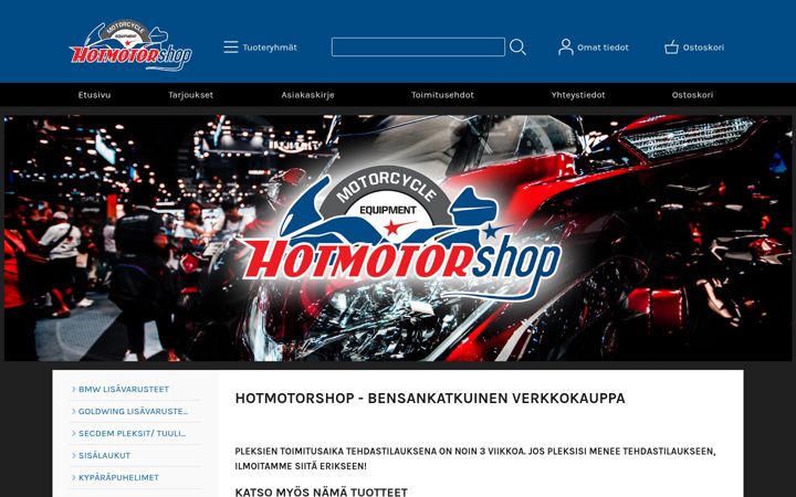 Screenshot of hotmotorshop.net