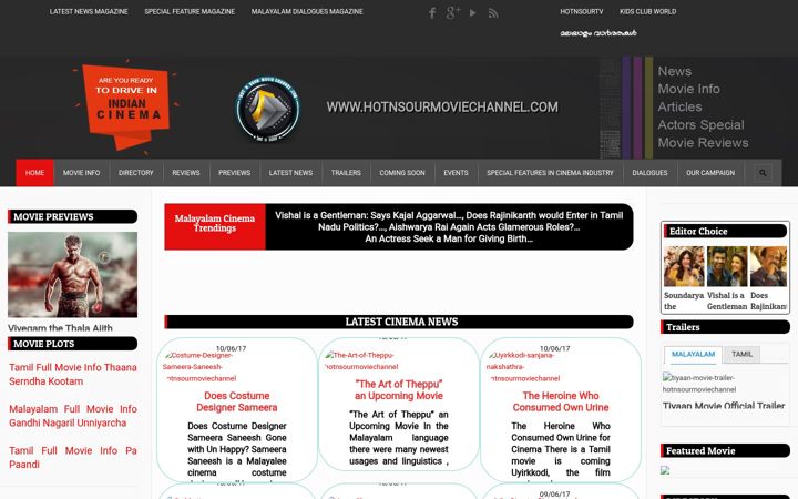 Screenshot of hotnsourmoviechannel.com