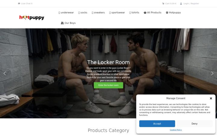 Screenshot of hotpuppy.eu