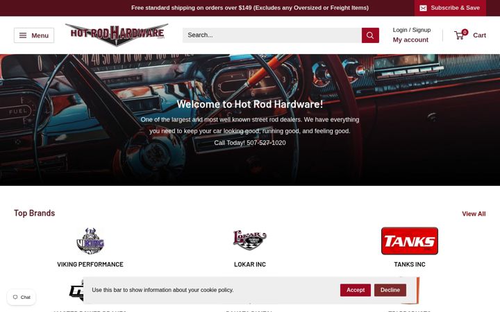 Screenshot of hotrodhardware.com