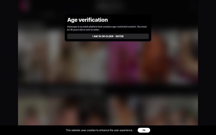 Screenshot of hotscope.tv