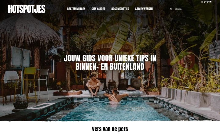 Screenshot of hotspotjes.nl