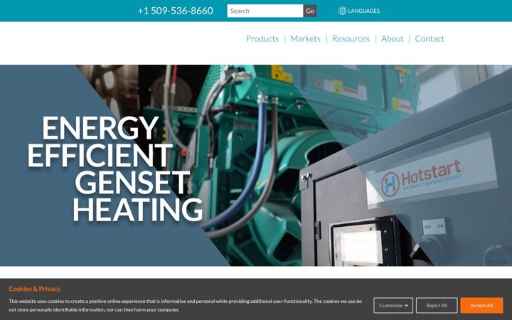 Screenshot of hotstart.com