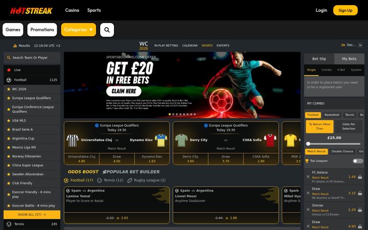 Képernyőkép: hotstreakcasino.com