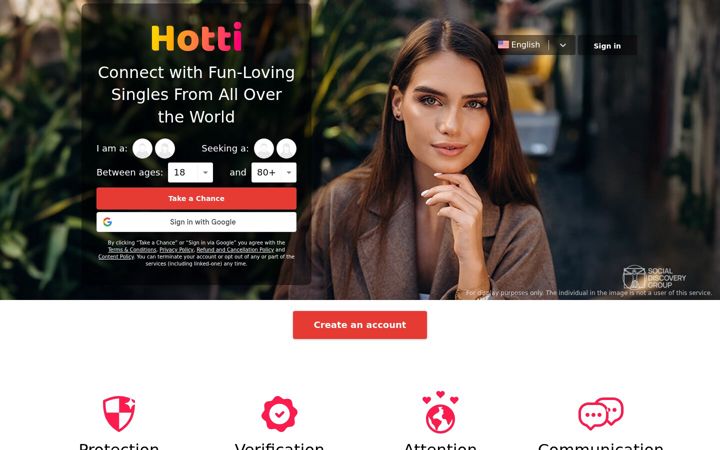 Skjermbilde av hotti.com