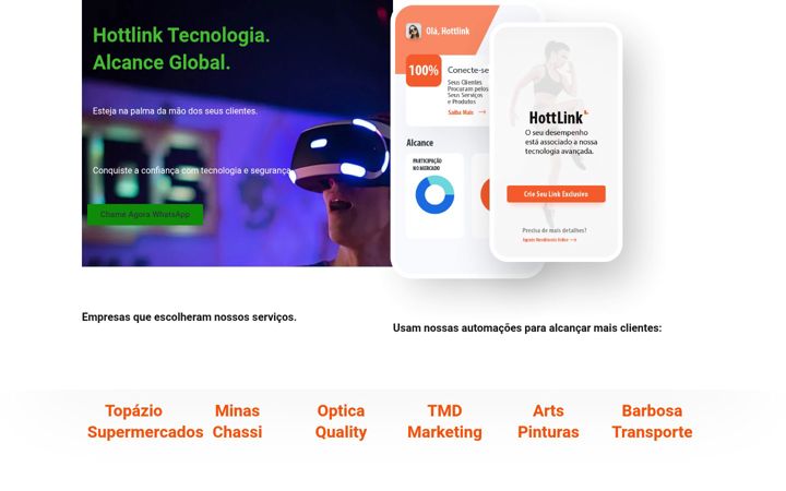 Screenshot of hottlink.com
