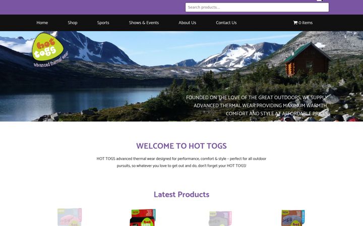 Screenshot of hottogs.co.uk