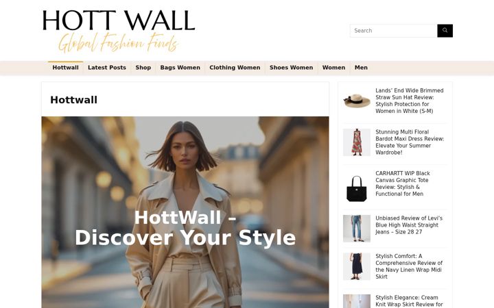 Screenshot of hottwall.co.uk
