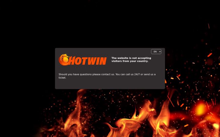 Screenshot of hotwin.be