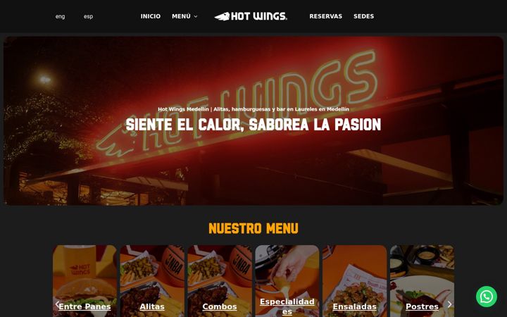 Screenshot of hotwings.com.co