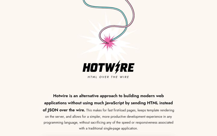 Screenshot of hotwired.dev