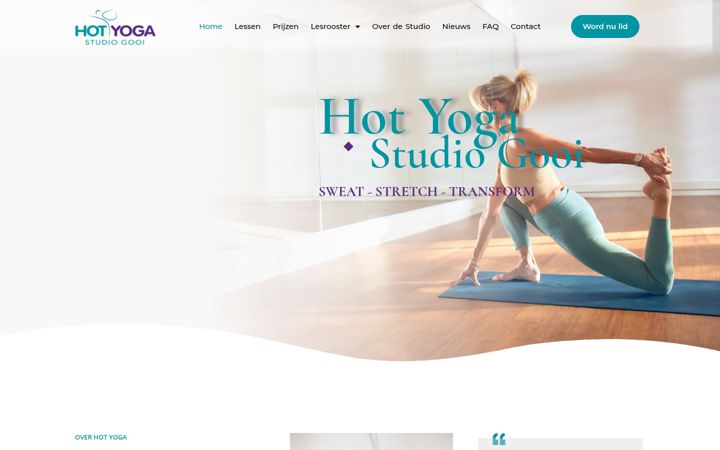 Screenshot of hotyogastudiogooi.nl