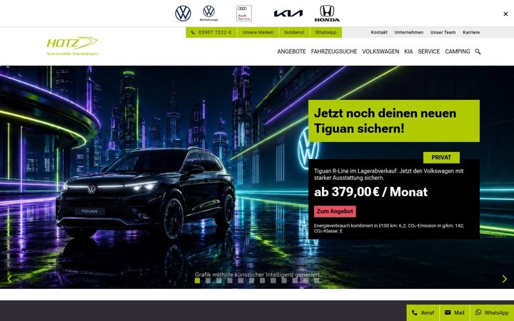 Screenshot of hotz-gardelegen.de