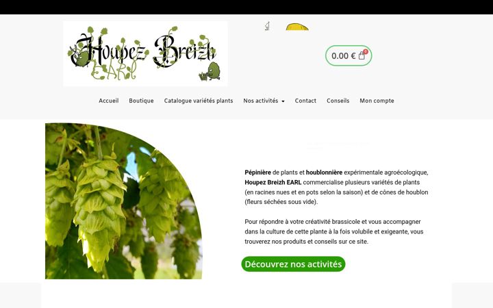 Screenshot of houblon-bzh.fr