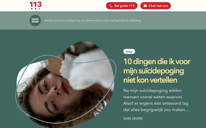 Screenshot of houdmoed.nl