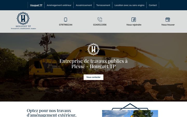Screenshot of houguet-tp.fr
