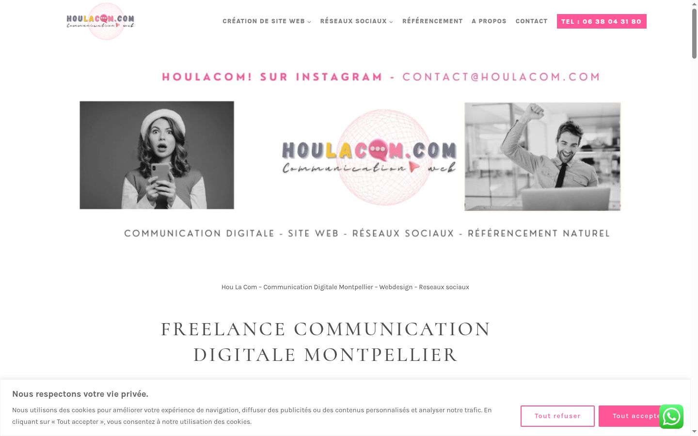 Screenshot tal-banner tal-kunsens muri qabel kwalunkwe interazzjoni