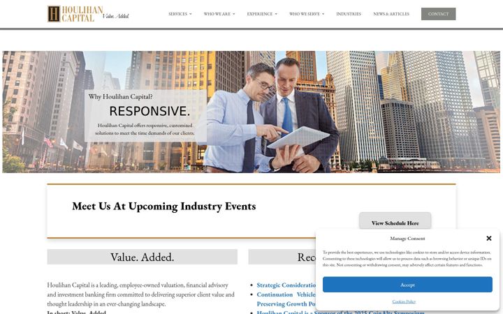 Screenshot of houlihancapital.com