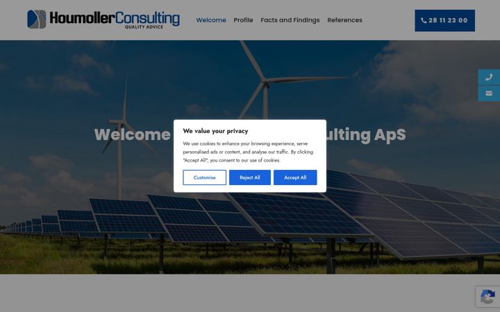 Screenshot of houmollerconsulting.dk