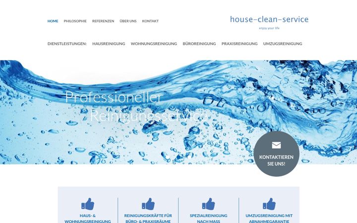 Screenshot of house-clean-service.ch
