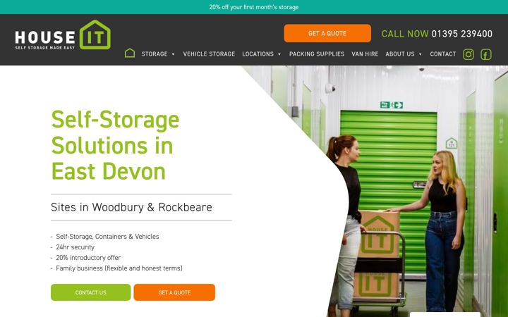 Skjermbilde av house-it.co.uk