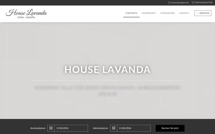 Screenshot of house-lavanda.com