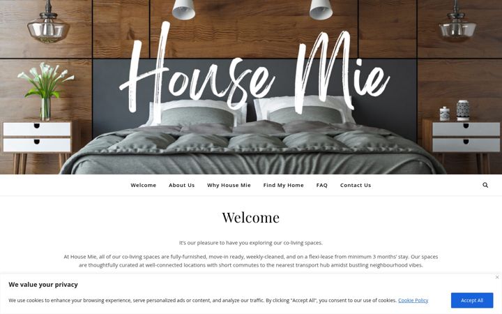 Screenshot of house-mie.com