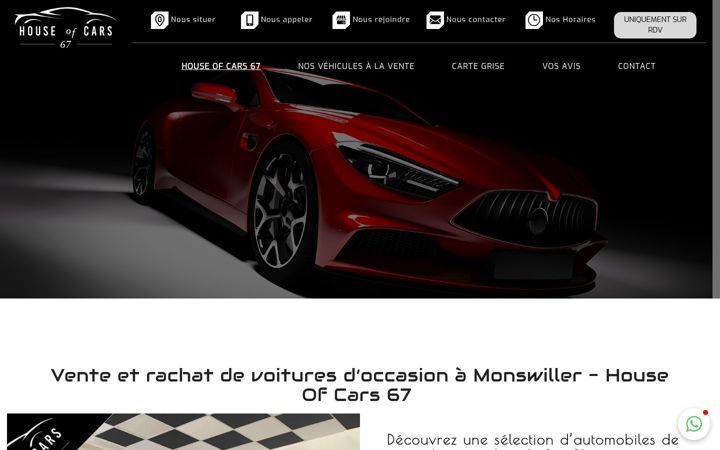 Screenshot of house-of-cars-67.fr
