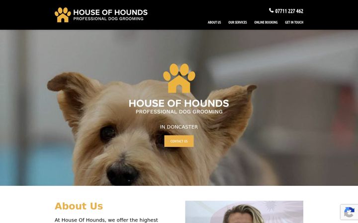 Screenshot of house-of-hounds.com