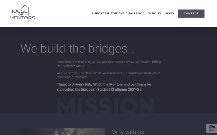 Screenshot of house-of-mentors.org