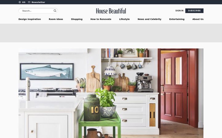 Ekrano kopija housebeautiful.com