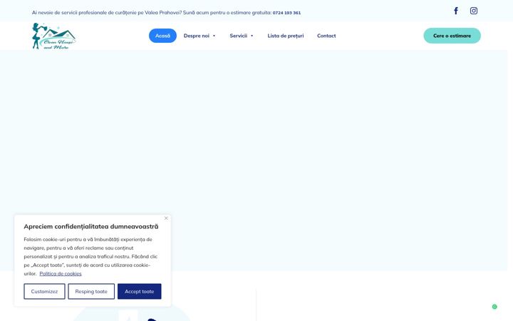Screenshot of houseclean.ro