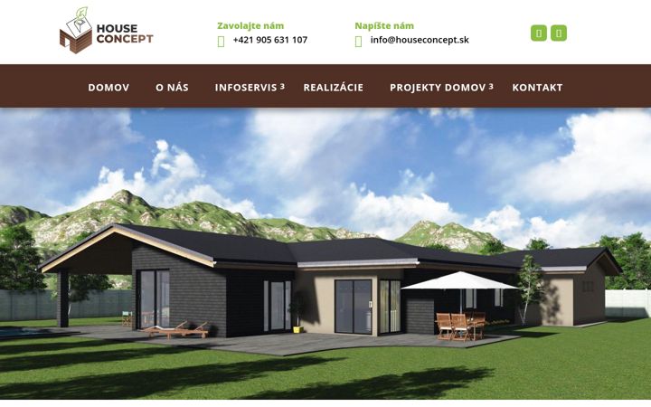 Screenshot of houseconcept.sk