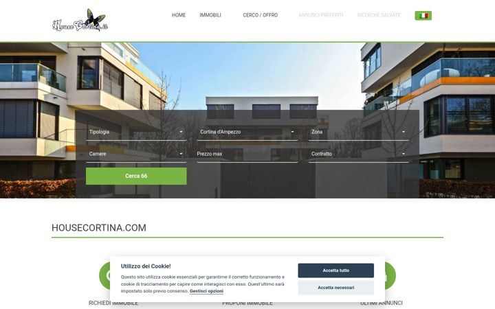 Screenshot of housecortina.com