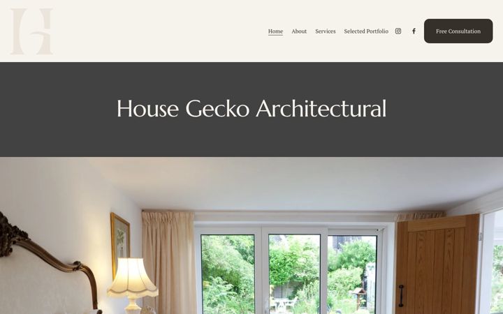 Screenshot of housegecko.co.uk